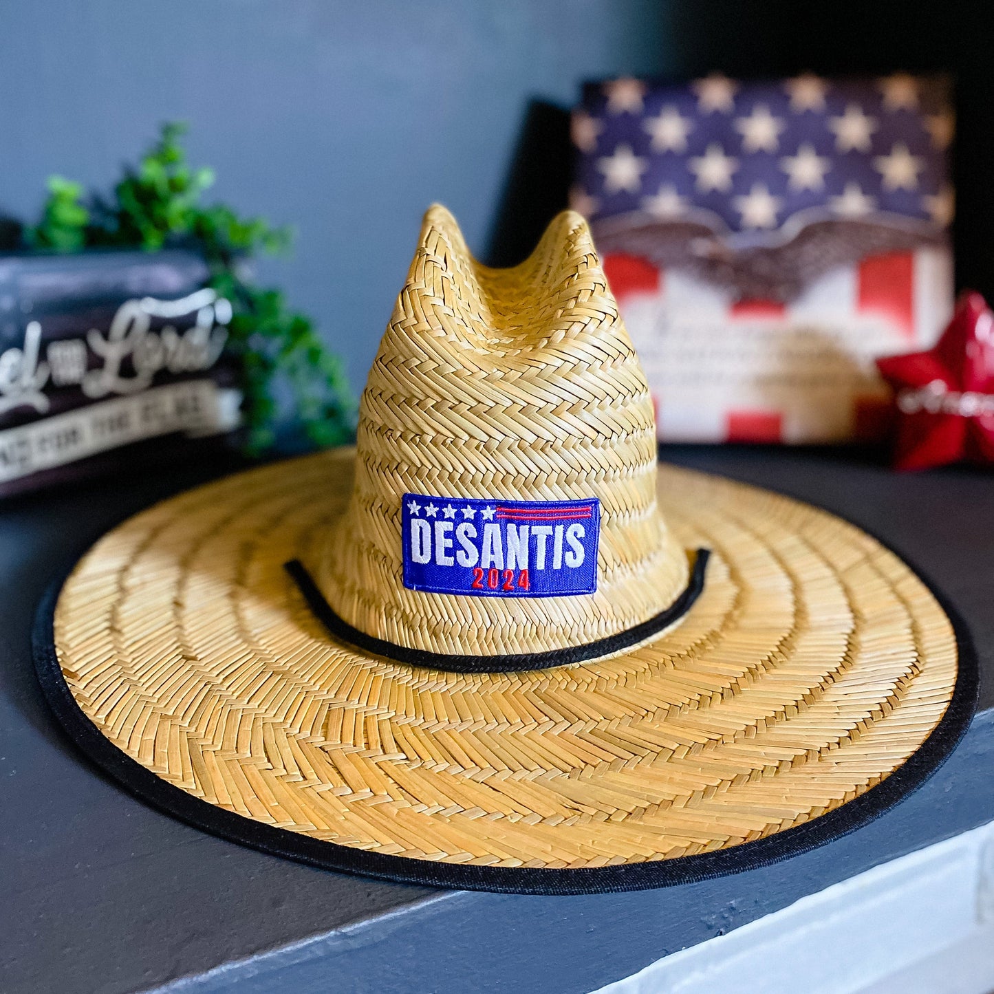 Ron Desantis 2024 Straw Sun Hat