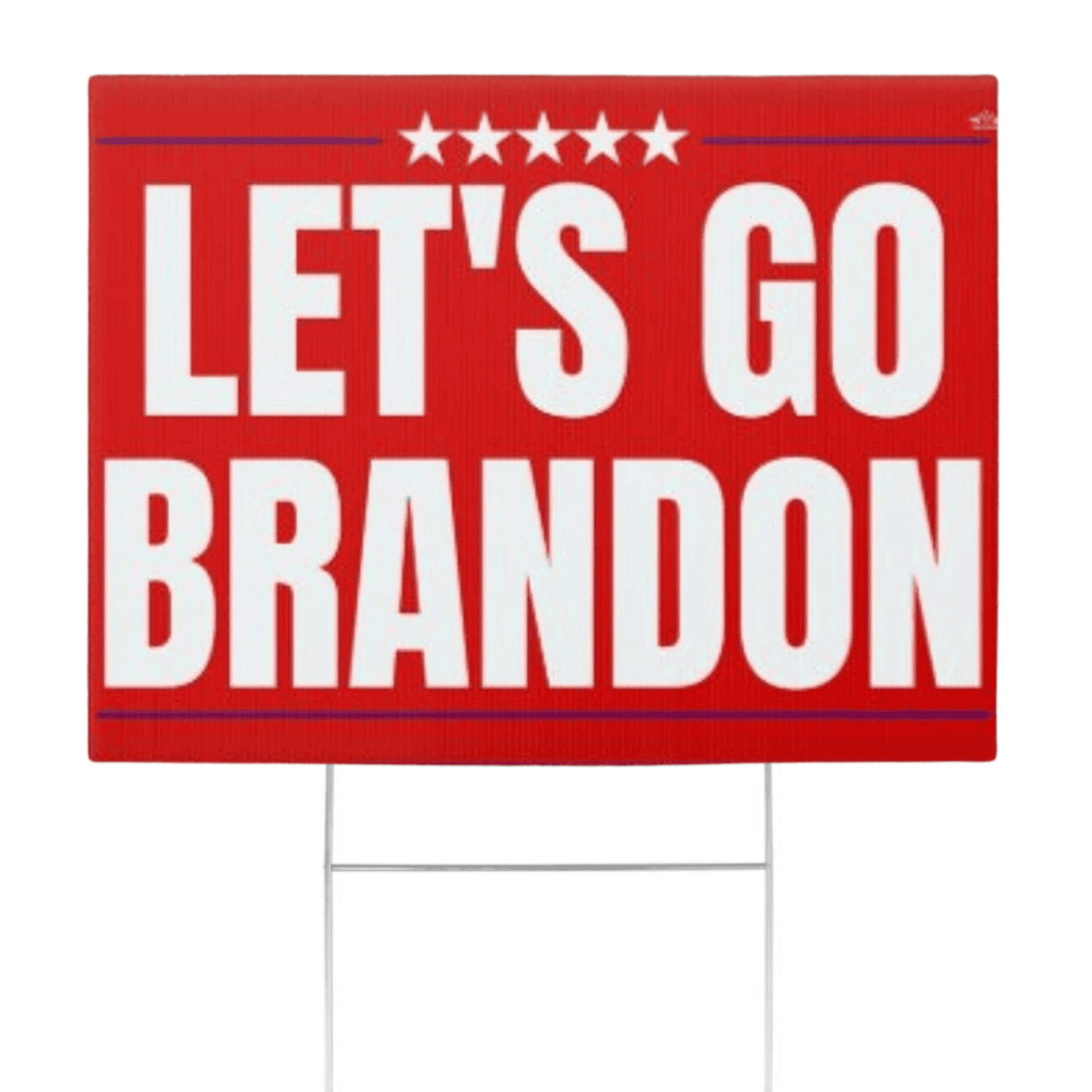 Let's Go Brandon 18"x12" Yard Sign