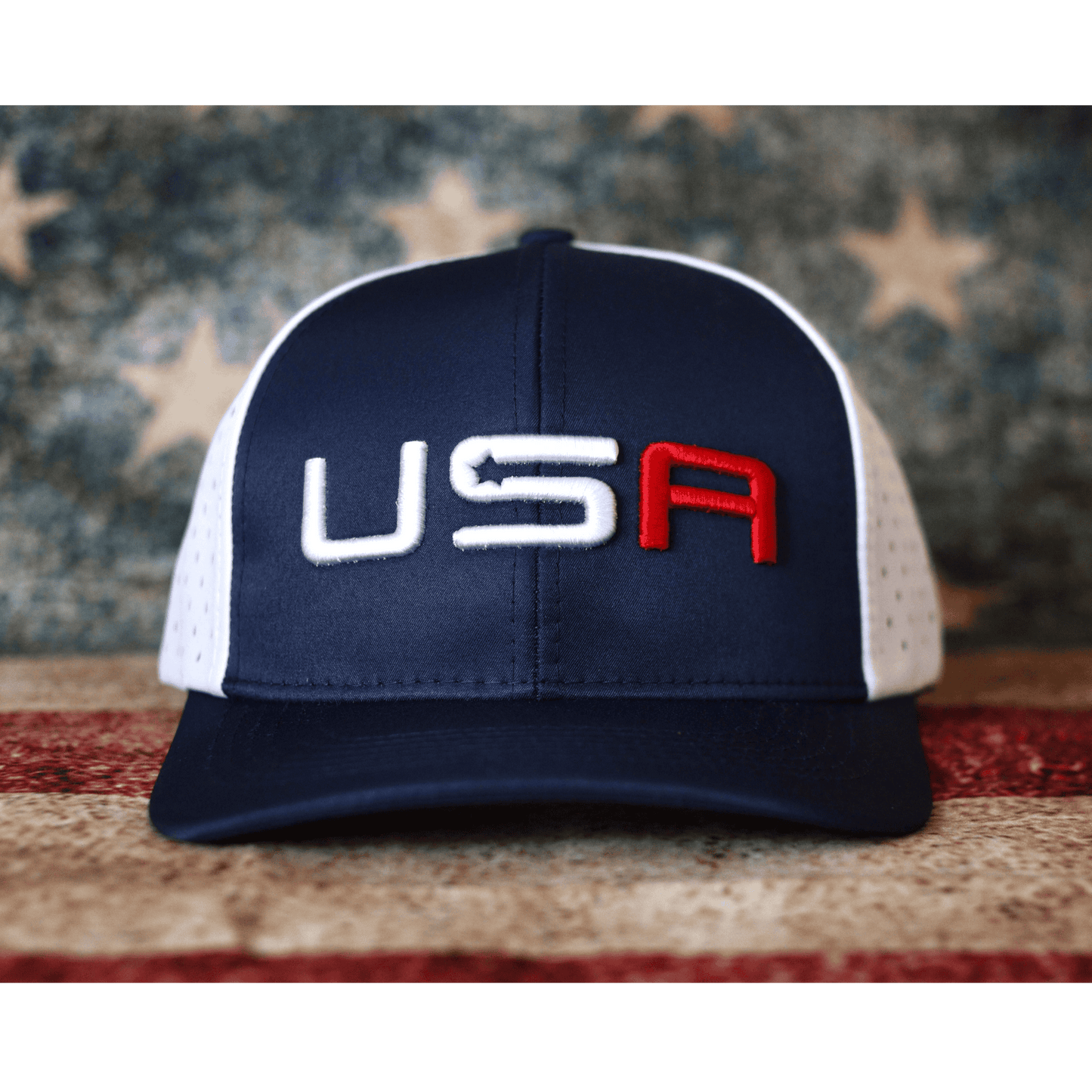 Team USA Athletic Trucker Style Adjustable Hat