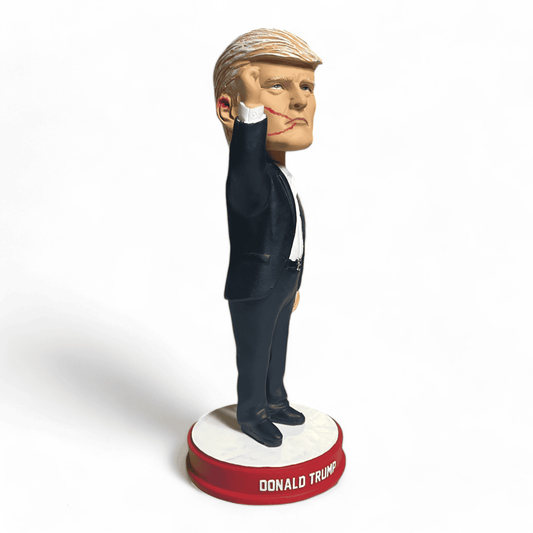 Donald Trump "Fight Fight Fight" Ear Shot Bobblehead Doll