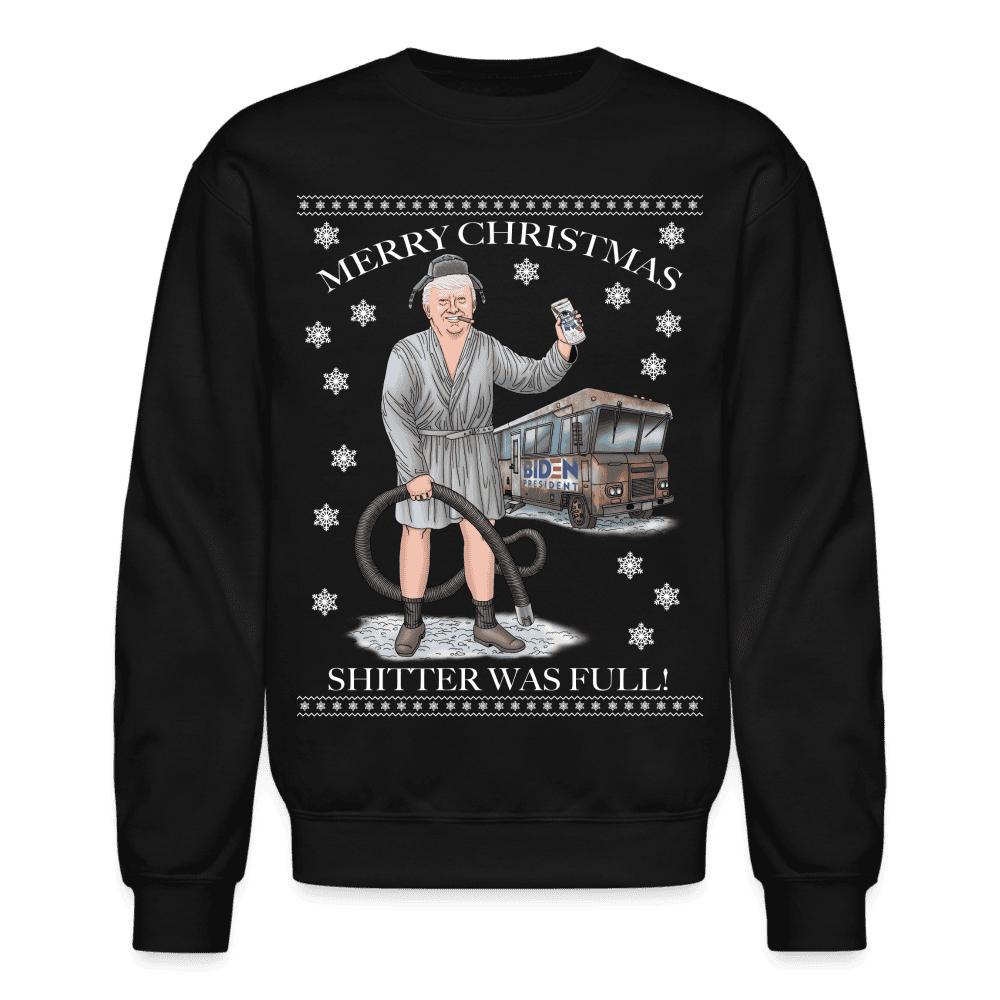 Shitter Full's Biden Camper Sweatshirt SPOD - black
