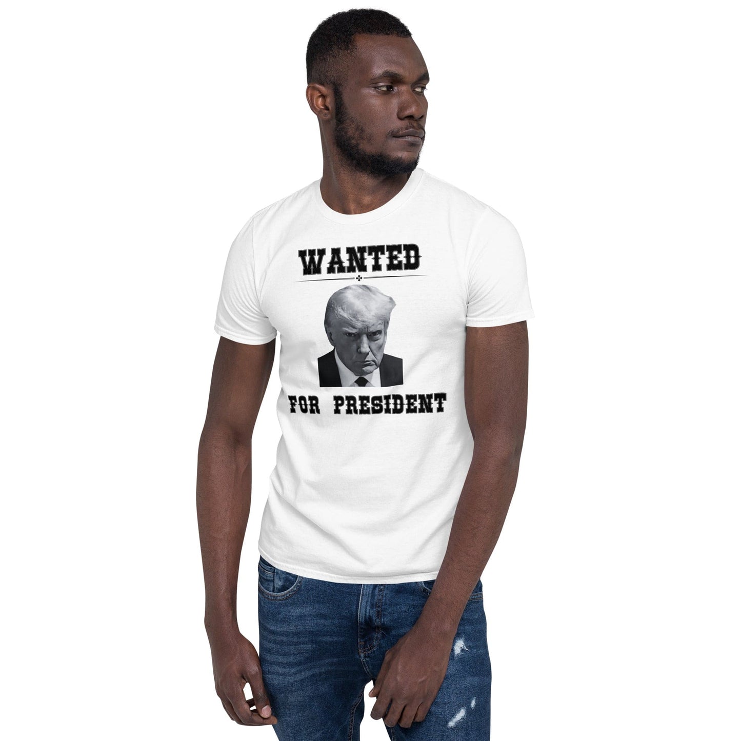 Trump Wanted For President Mugshot T-shirt