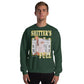 Trump "Shitter's Full" Ugly Christmas Sweater - Green