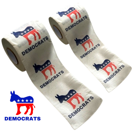Democrat Party Toilet Paper Rolls | 10-Pack