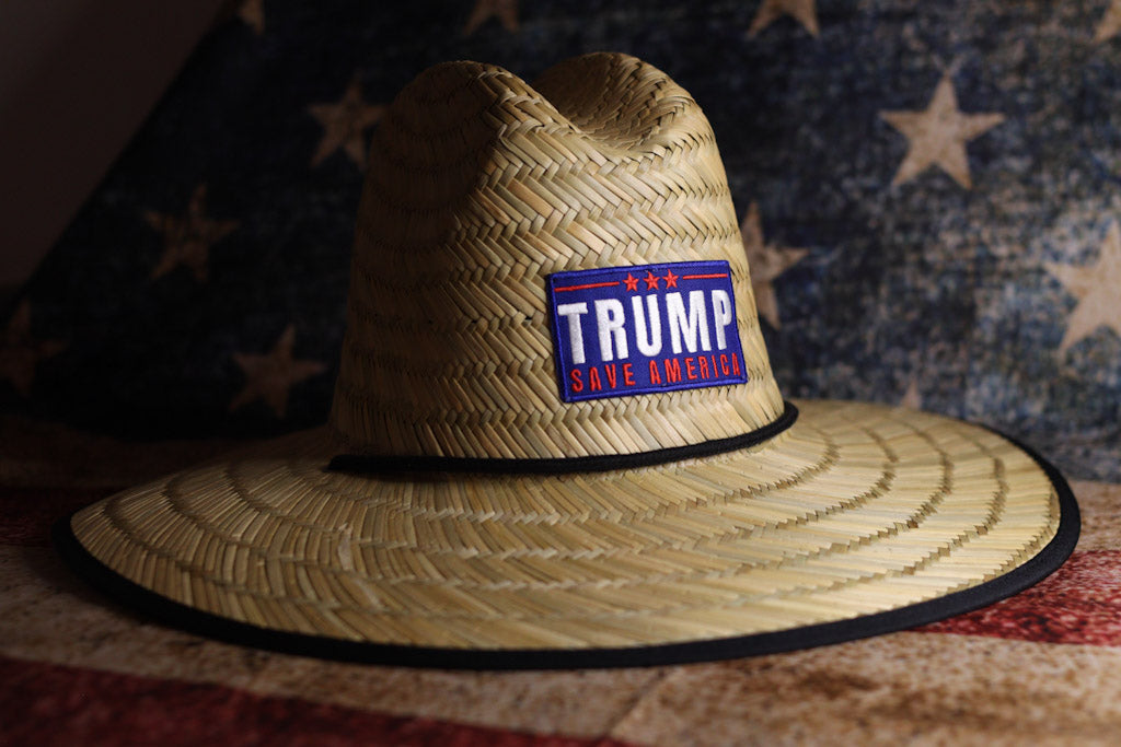 Trump 2024 Save America Straw Sun Hat
