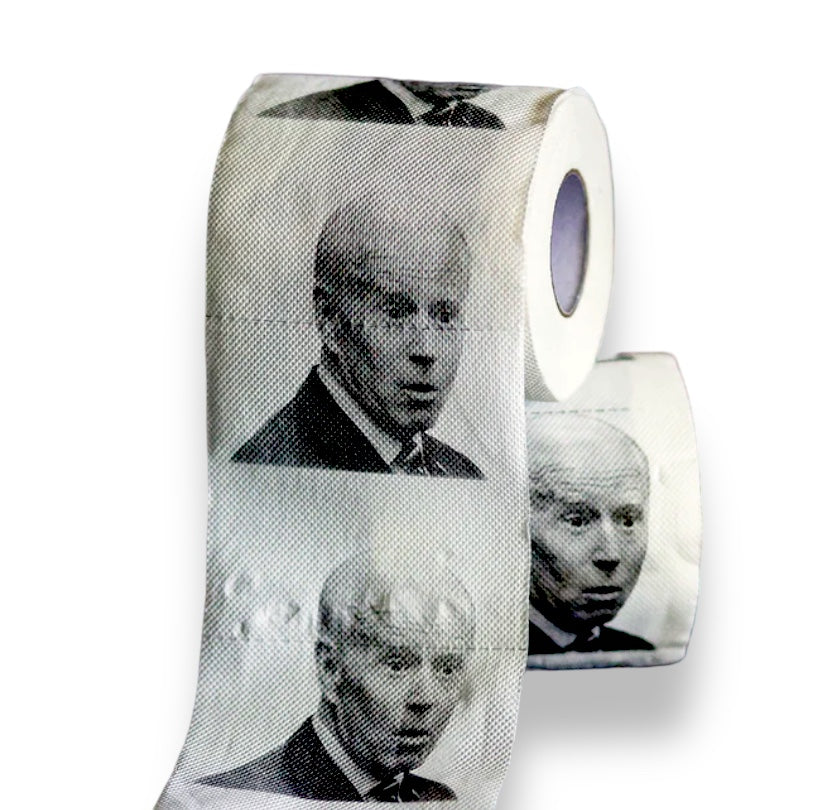 2023 New Joe Biden Pattern Printed Toilet Paper Roll Sheets Funny