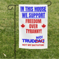 TrudNO Anti Trudeau Garden Flag