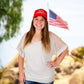 Donald Trump Red Save America Hat for Republicans and President Supporters - 2 Caps