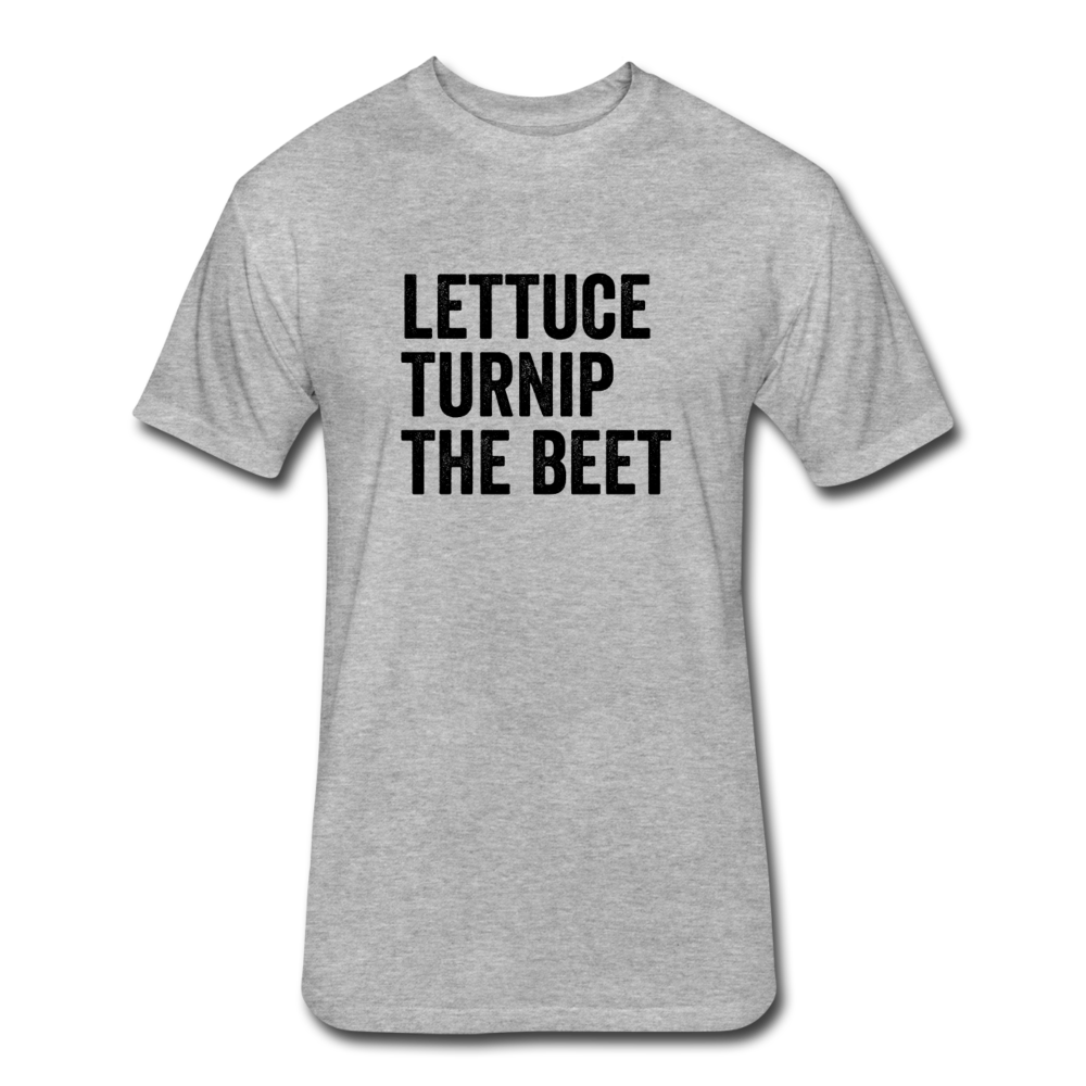 Lettuce Turnip The Beet Spod shirt - heather gray