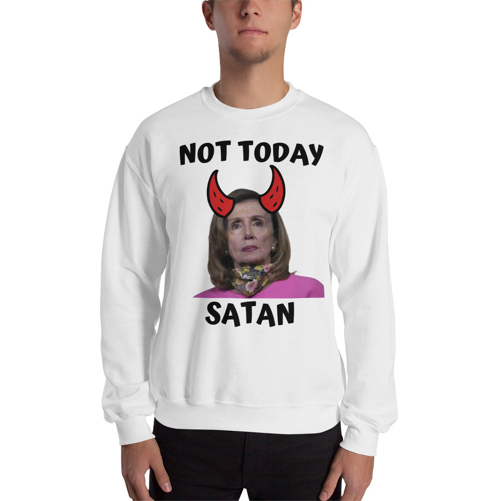 Not Today Satan - Pelosi Ugly Christmas Sweater