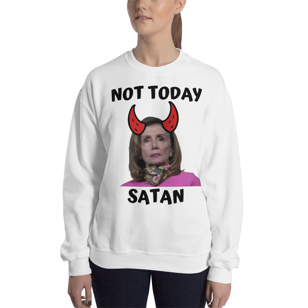 Not Today Satan - Pelosi Ugly Christmas Sweater