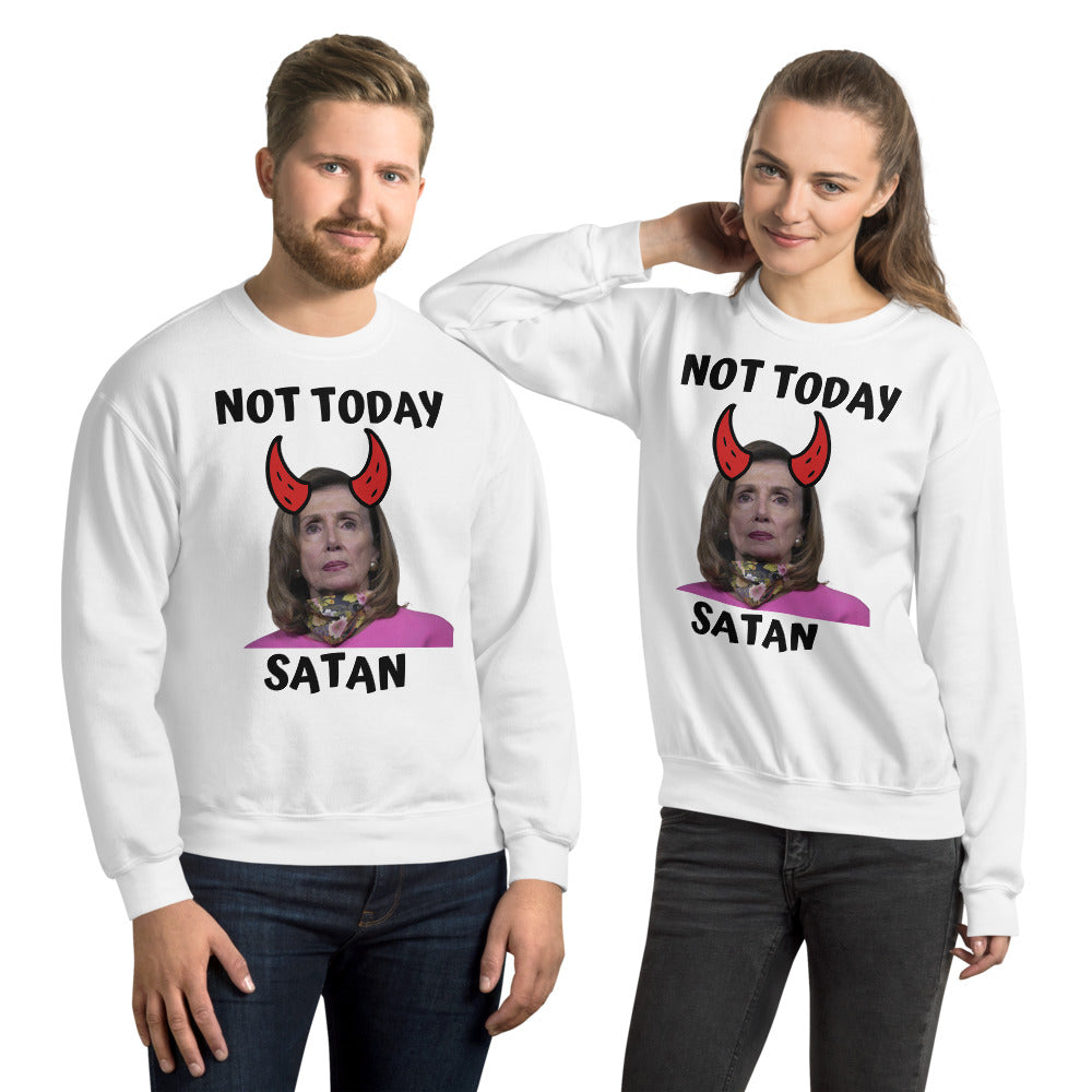 Not Today Satan - Pelosi Ugly Christmas Sweater